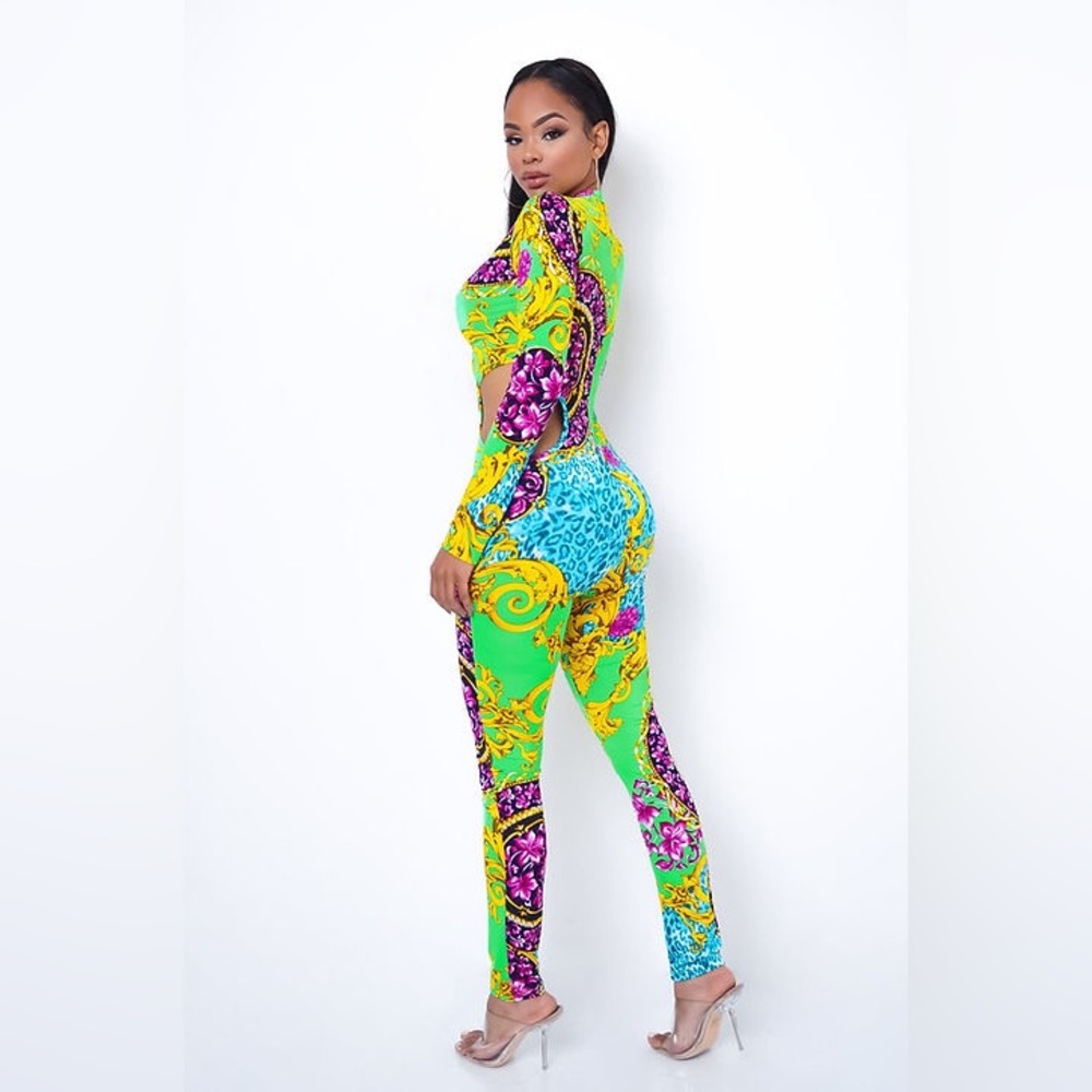 Colorful Jumpsuit - Picture 3 of 4